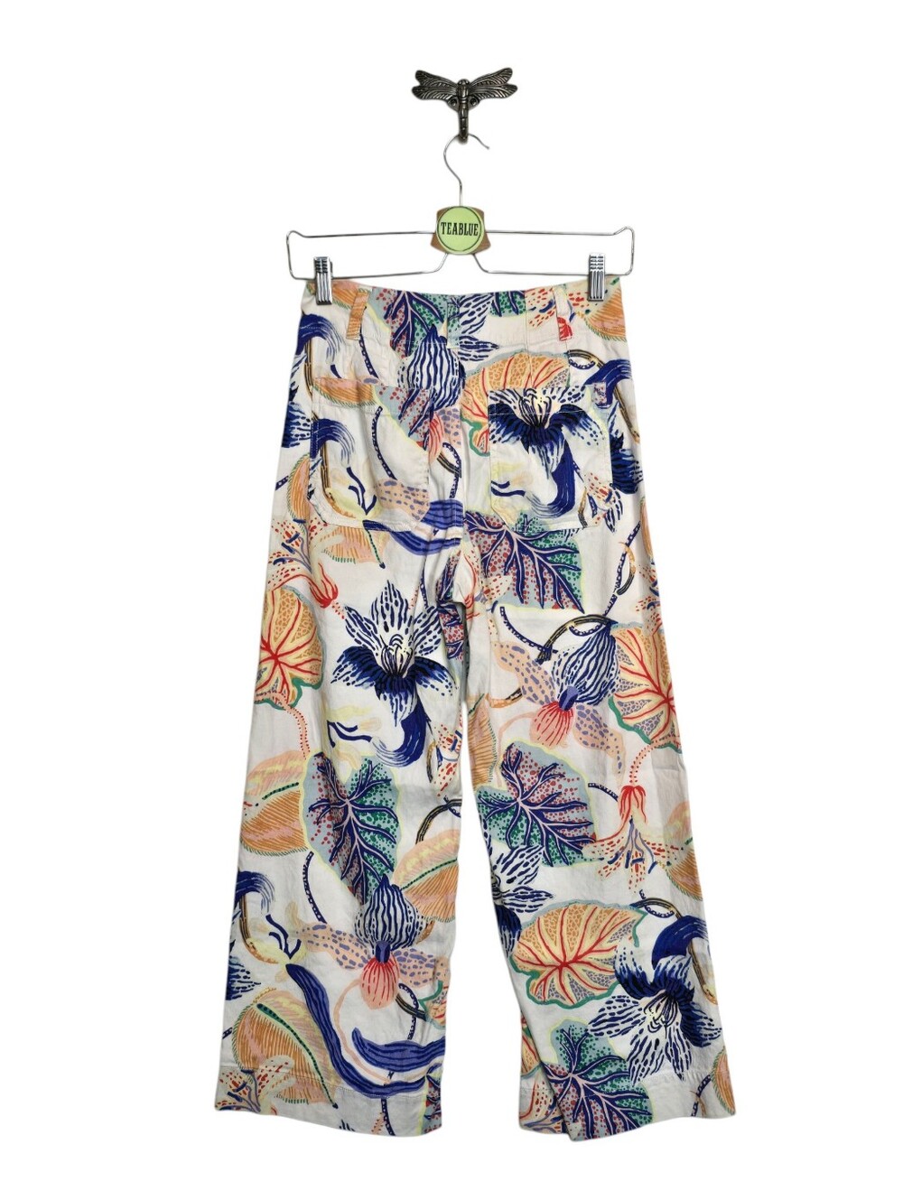 Maeve Colette Cropped Wide-Leg Pants: Sarah Gordon Artist Edition 25 - Picture 3 of 13
